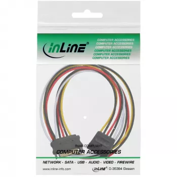 Cavo di prolunga alimentazione SATA connettore maschio/femmina 0,50 m InLine 29651B