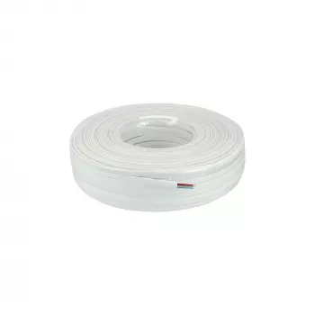 Cavo modulare InLine a 6 conduttori piatto bianco 100 m in anello