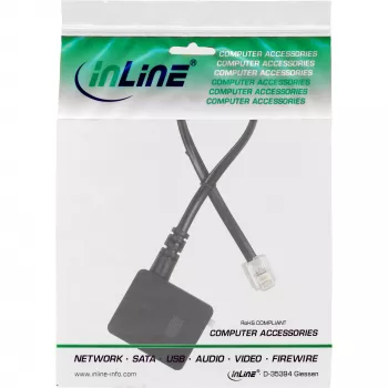 Cavo adattatore TAE RJ11 6P4C connettore maschio su TAE-N connettore femmina InLine 69946