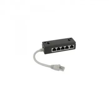 InLine Splitter ISDN 5x RJ45 femmina cavo da 15cm con resistenze di terminazione