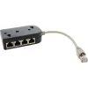 Splitter ISDN InLine 1 -> 8, 0,15 m, con resistenze