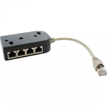 Splitter ISDN InLine 1 -> 8, 0,15 m, con resistenze