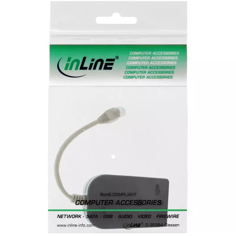 Splitter ISDN InLine 1 -> 8, 0,15 m, con resistenze