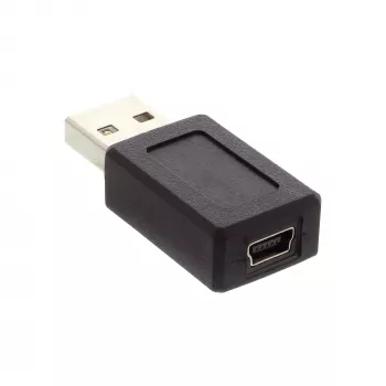 Adattatore USB 2.0 Type-A maschio / Mini 5 poli femmina InLine 33500A
