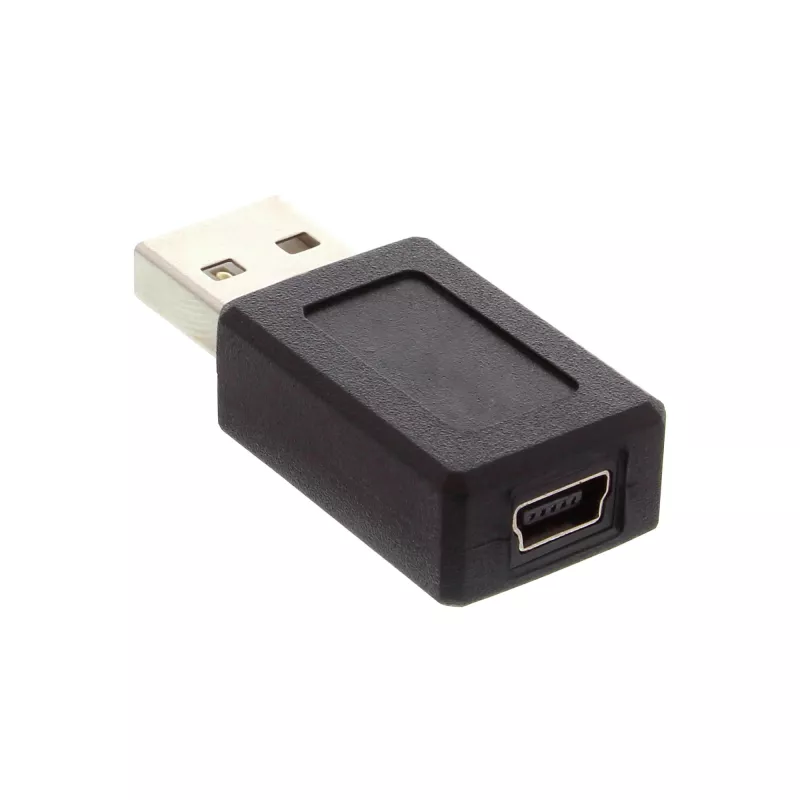 Adattatore USB 2.0 Type-A maschio / Mini 5 poli femmina InLine 33500A