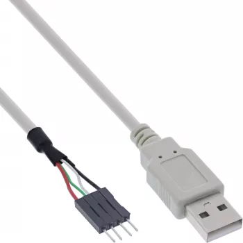 Cavo adattatore USB 2.0 InLine USB Type-A maschio / connettore pin header maschio, 0,40 m