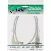 Cavo USB 2.0 InLine angolato a sinistra Type-A maschio / B maschio trasparente 2 m