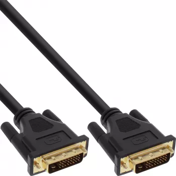 Cavo DVI-D InLine Premium 24+1 maschio/maschio Dual Link placcato oro 15 m
