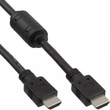 Cavo InLine HDMI High Speed maschio + ferrite nero 5 m