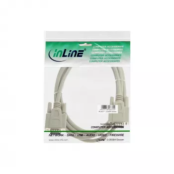 Cavo VGA 15HD maschio / maschio beige 3 m InLine 17712A