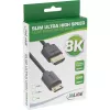 Cavo HDMI InLine Slim Ultra High Speed AM/CM 8K4K placcato oro nero 0,3 m