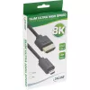 Cavo HDMI InLine slim Ultra High Speed AM/DM 8K4K placcato oro nero 1,5 m