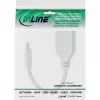 Cavo InLine Mini DisplayPort maschio su DisplayPort femmina, 4K2K, bianco, 0,15 m