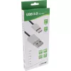 Cavo InLine USB 2.0, connettore maschio USB-C / connettore maschio USB-A, nero/alluminio, flessibile, 0,5 m
