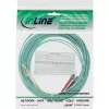 InLine cavo duplex in fibra ottica LC/ST 50/125µm OM3 15m