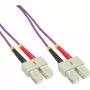 Cavo in fibra ottica duplex SC/SC InLine 83515P 15m OM4 50/125µm