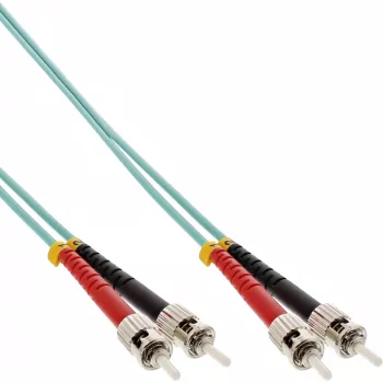 Cavo in fibra ottica duplex ST/ST InLine 50/125µm OM3 15m
