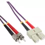 Cavo in fibra ottica duplex InLine 82525P SC/ST 50/125µm OM4 25m