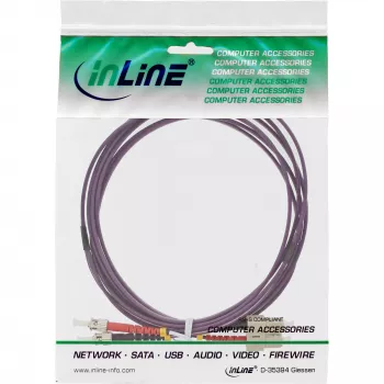Cavo in fibra ottica duplex SC/ST InLine 82502P 50/125µm OM4 2m