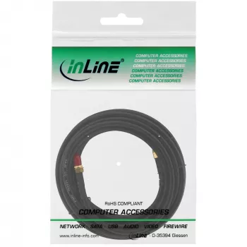 Cavo WIFI InLine connettore maschio R-SMA / connettore femmina R-SMA 0,3 m