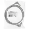 Cavo di rete InLine® S-76602U-0.9 connettore angolare Cat.6 0,9m grigio