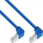 Cavo di rete InLine® S-76602BU-1.5 connettore angolare S/FTP Cat.6 1,50 m blu