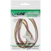 Cavo di alimentazione interno InLine 29654A 1x Molex 4 pin / 4x Molex 4 pin 1m