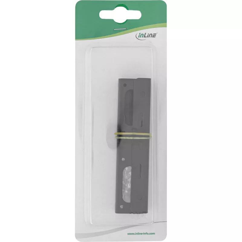 Kit supporto InLine per HDD/SSD da 2,5 pollici a dimensione HDD da 3,5 pollici – solo supporto e viti