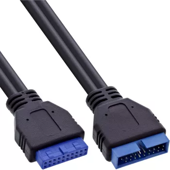Prolunga USB 3.0 InLine header interno connettore maschio/femmina 33448I 0,35 m
