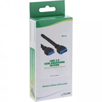 Prolunga USB 3.0 InLine header interno connettore maschio/femmina 33448I 0,35 m