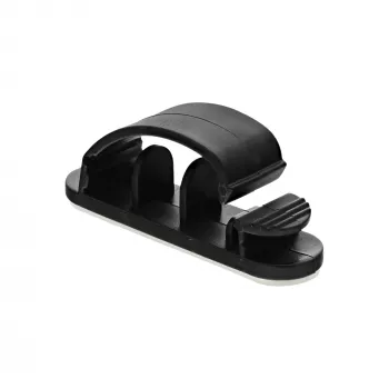 InLine 10 pz. sacchetto gestore cavi con nastro adesivo 8,5 cm nero