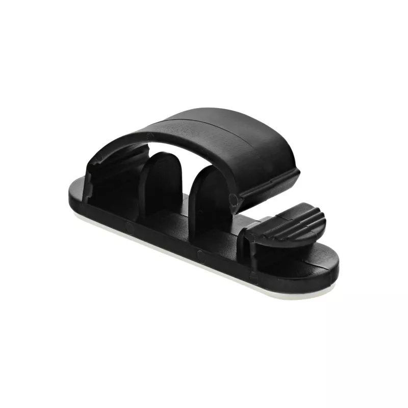 InLine 10 pz. sacchetto gestore cavi con nastro adesivo 2,8 cm nero