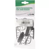 InLine 10 pz. sacchetto gestore cavi con nastro adesivo 2,8 cm nero