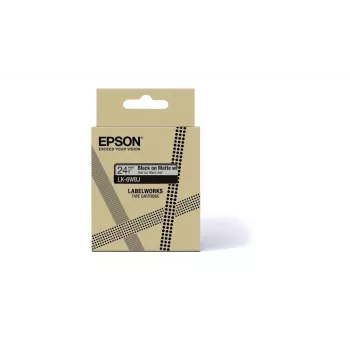 Nastro per etichettatrice Epson LK-6WBJ nero bianco trasferimento termico 2,4 cm