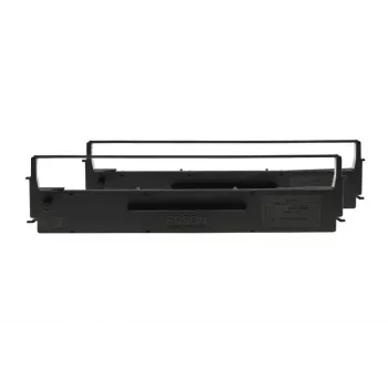 Epson SIDM cassetta nastro nero per LQ-350/300+/300+II, confezione doppia (C13S015646)