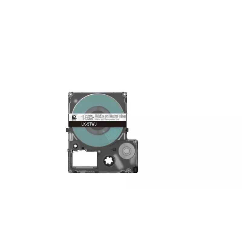 Nastro per etichette Epson LK-5TWJ trasparente bianco trasferimento termico 1,8 cm