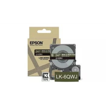 Epson LK-6QWJ khaki, bianco