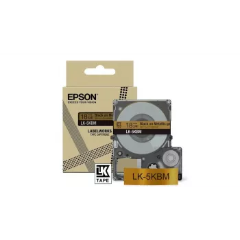 Nastro per etichette Epson LK-5KBM nero oro trasferimento termico 1,8 cm