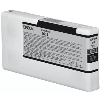 Epson T6531 cartuccia d'inchiostro nero fotografico (200ml), nero fotografico, inchiostro a colorante, 200 ml, 1 pz.