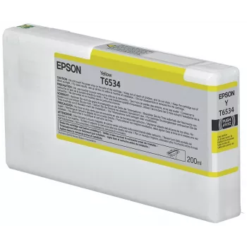 Epson T6534 cartuccia d'inchiostro giallo (200 ml), giallo, inchiostro pigmentato, 200 ml, 1 pz.