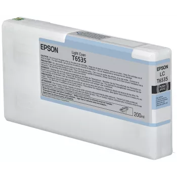 Epson T6535 cartuccia d'inchiostro ciano chiaro (200ml), ciano chiaro, inchiostro pigmentato, 200 ml, 1 pz.