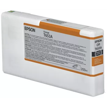 Epson T653A cartuccia d'inchiostro arancione (200 ml), arancione, inchiostro pigmentato, 200 ml, 1 pz.