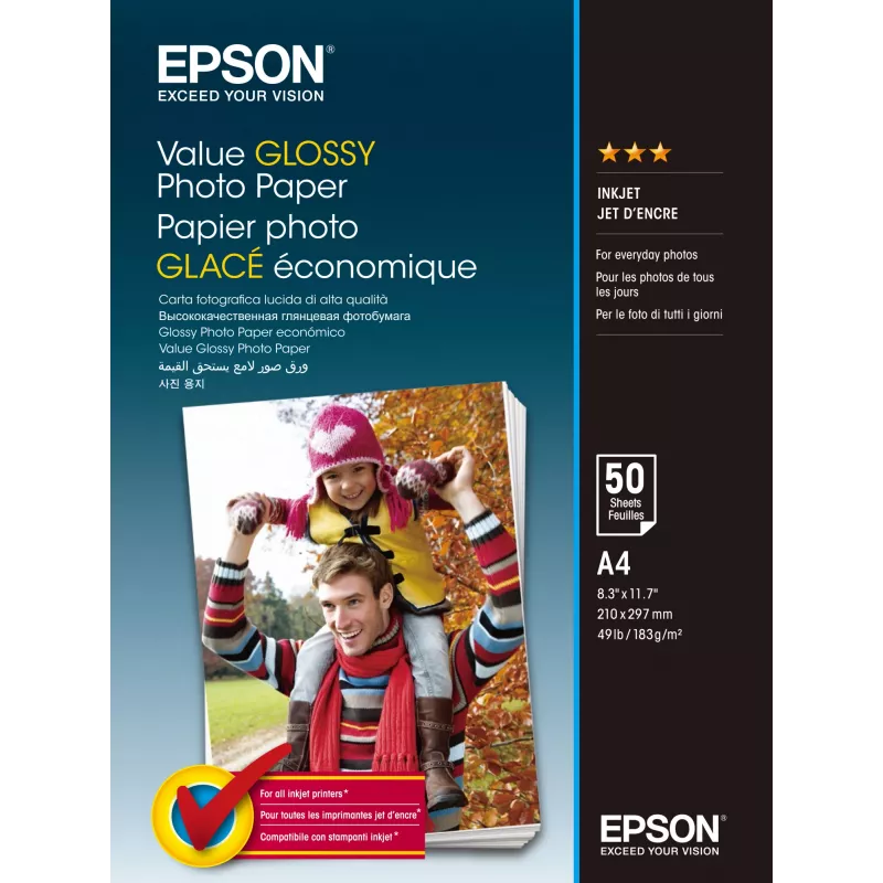 Epson Value Glossy carta fotografica - A4 - 20 fogli