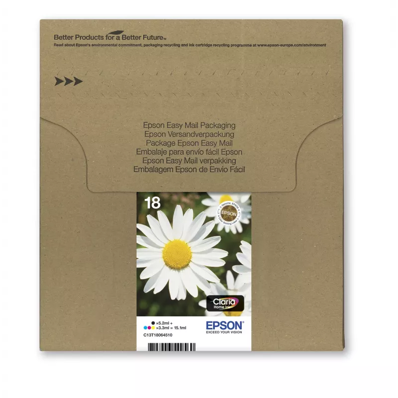Cartuccia Epson T1806 Easy Mail Packaging nero giallo ciano magenta