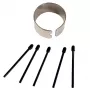 Accessorio per stilo Zebra 440042 nero 6 pezzi