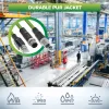 Cavo di rete industriale InLine, M12 8 poli X-coded a connettore RJ45, Cat.6A PUR 20m