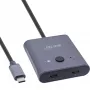 Switch USB-C InLine, switch bidirezionale, 10 Gb/s, 100 W
