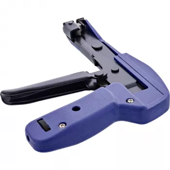 Utensile per fascette con dispositivo di taglio InLine per fascette 2,2–4,8 mm, tenditore manuale