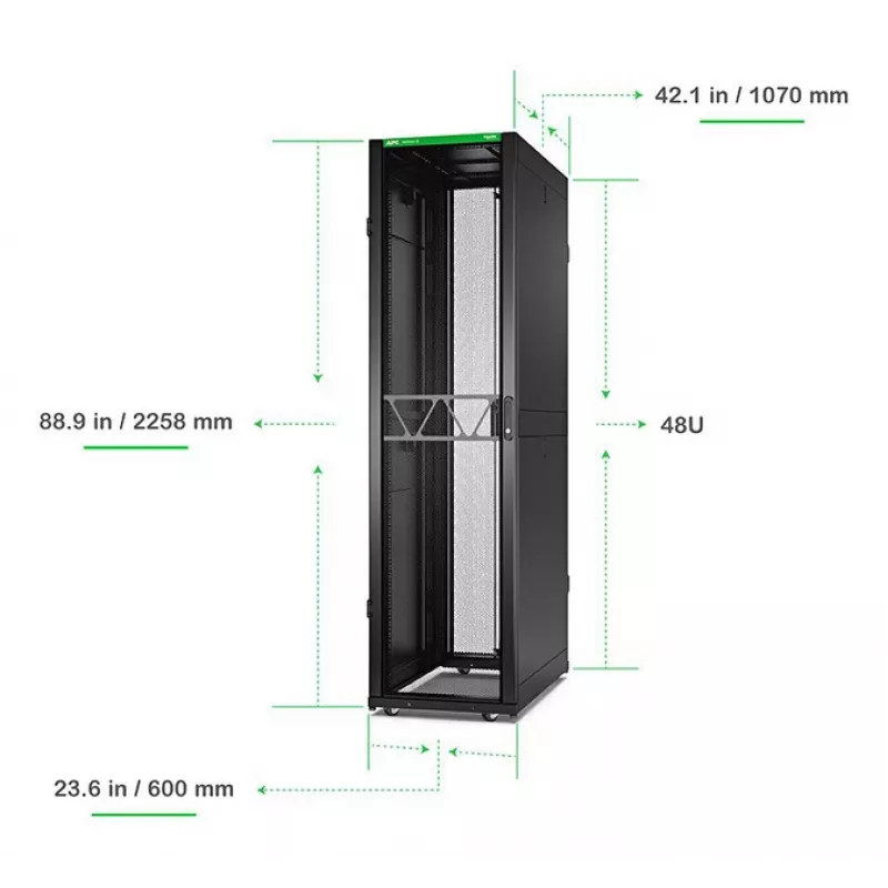 APC NetShelter SX Gen 2 AR3107B2 armadio di rete, altezza 2258 mm