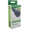 Caricabatterie da auto USB InLine Power Delivery, 2x USB-C + QC USB-A, nero